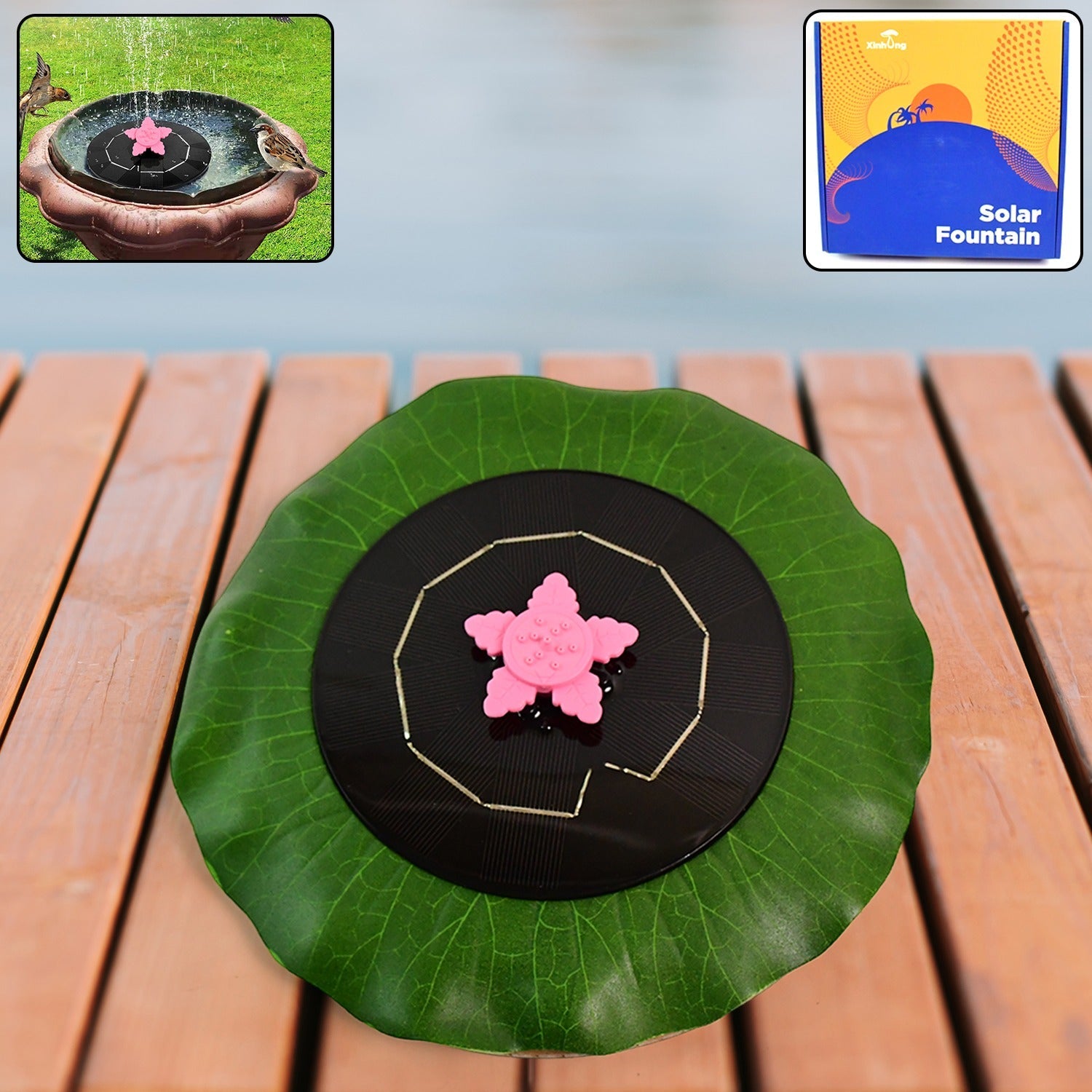 Garden Glow Solar Fountain Garden Glow Solar Fountain